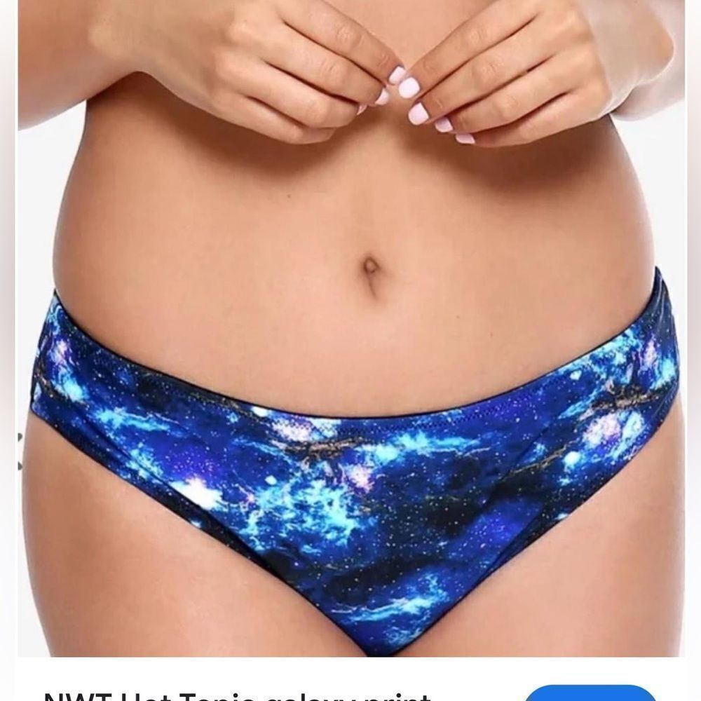 NWT Hot topic, galaxy, bikini, bottoms, size medium